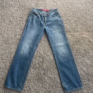 Classic Denim Straight-Leg Jeans